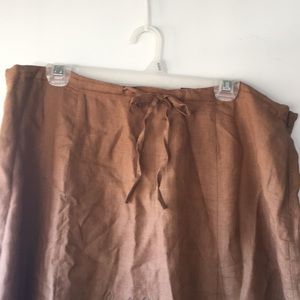 100% Linen skirt